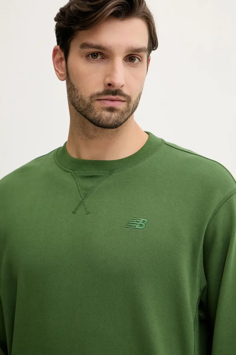 felpa in cotone Verde miniatura 4