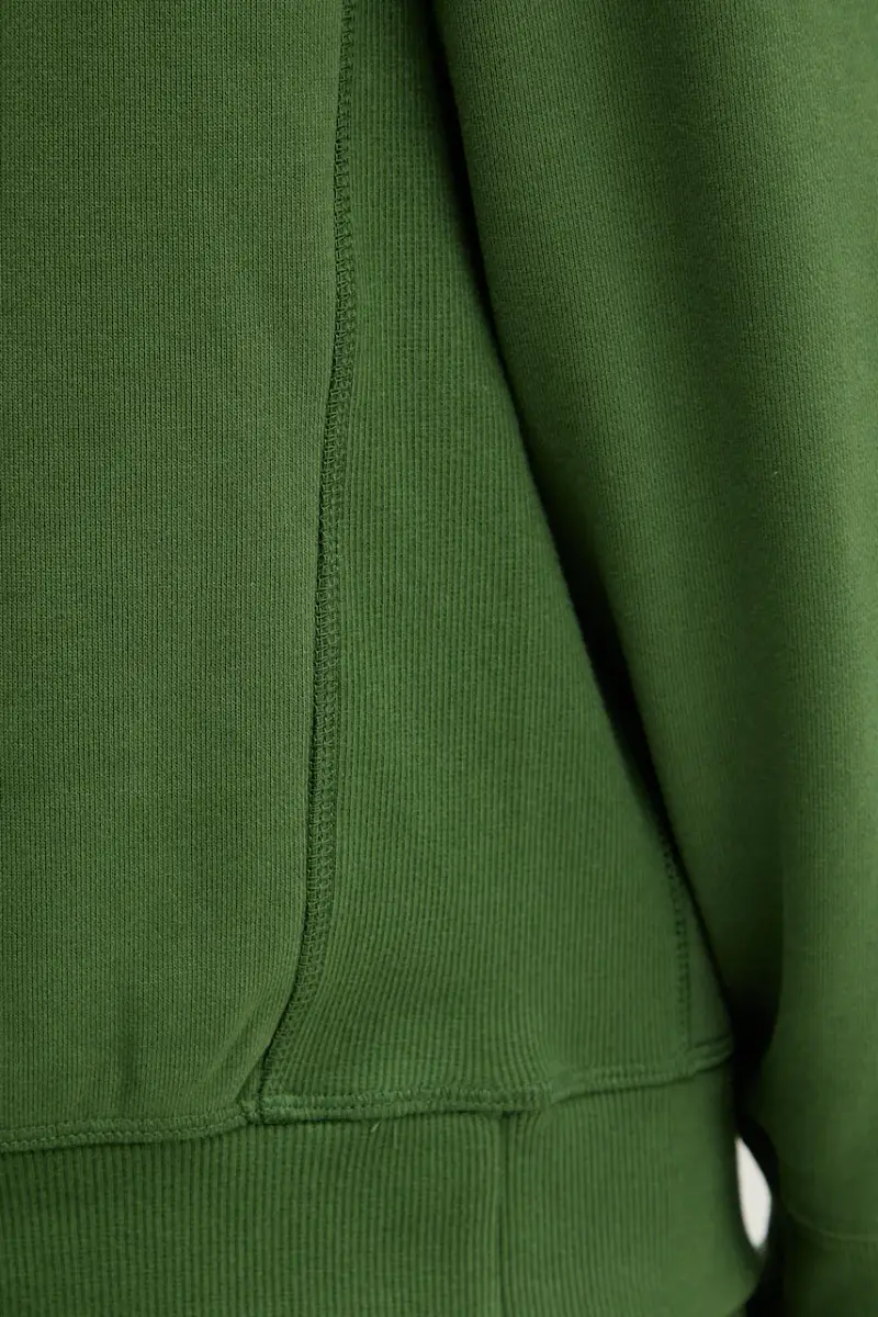 felpa in cotone Verde miniatura 5