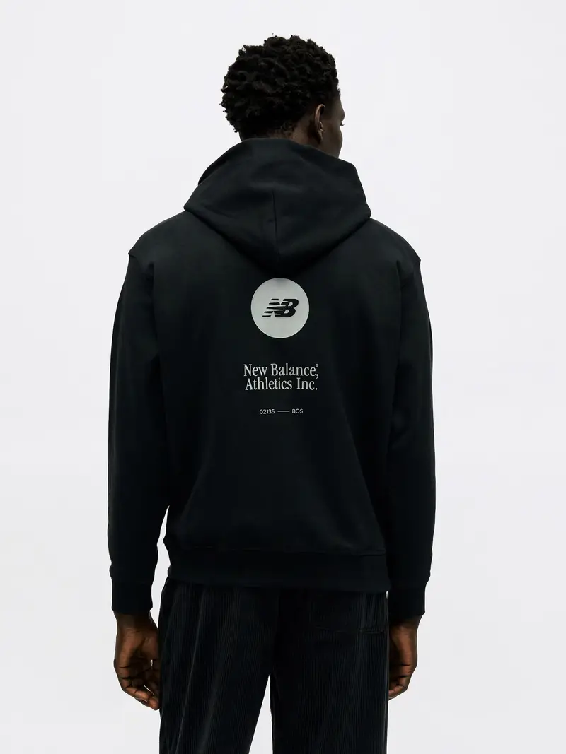 Felpa MT61M4JO nero / bianco miniatura 3