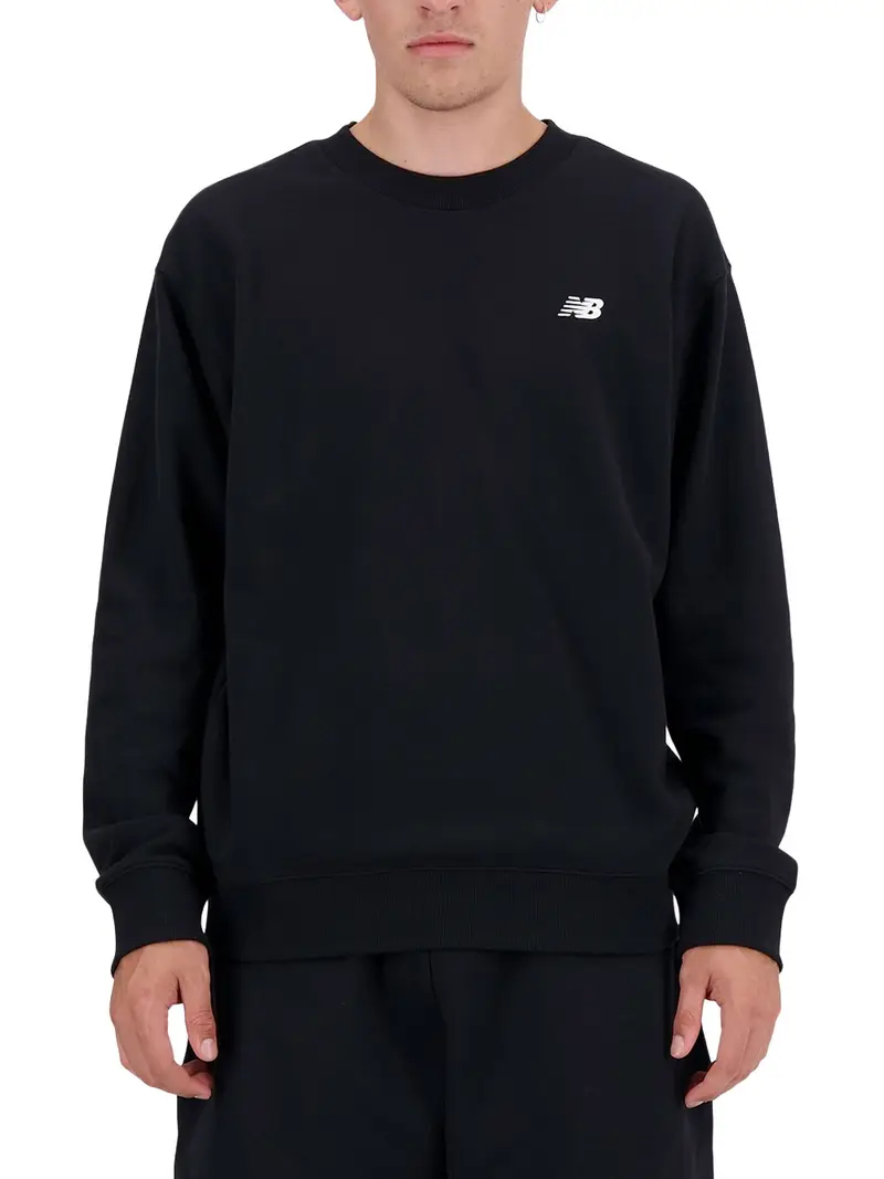 felpa new balance da uomo - nero