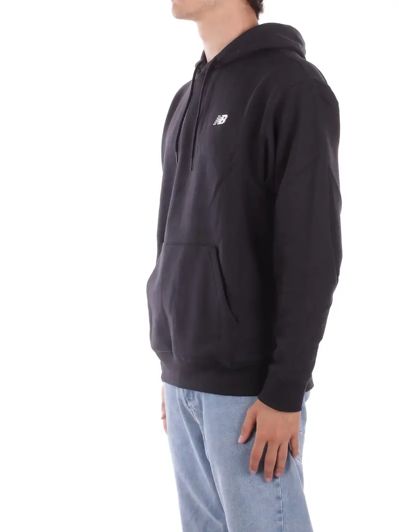 Felpa Unisex NEW BALANCE Black Sport essential fleece hoodie miniatura 2
