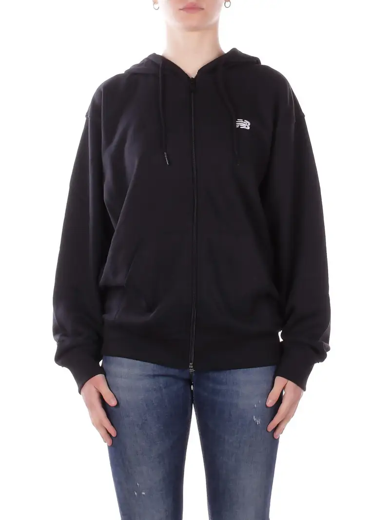 Felpa Unisex NEW BALANCE Black Sport essential logo french