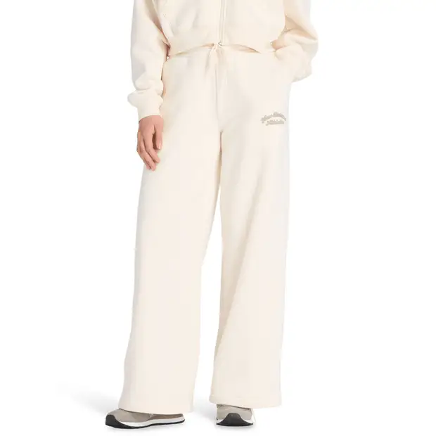 fleece Donna - Pantaloni Beige - di cotone