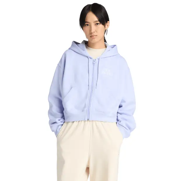 fleece Donna - Top da pista Viola - di cotone Purple