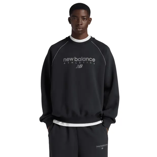 fleece Uomo - Felpe Nero - di cotone Black