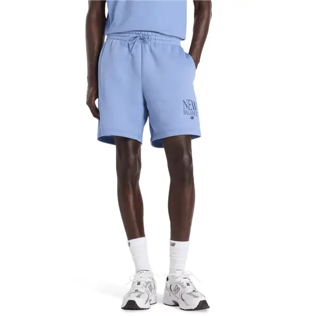 fleece Uomo - Pantaloncini Blu - di cotone Blue