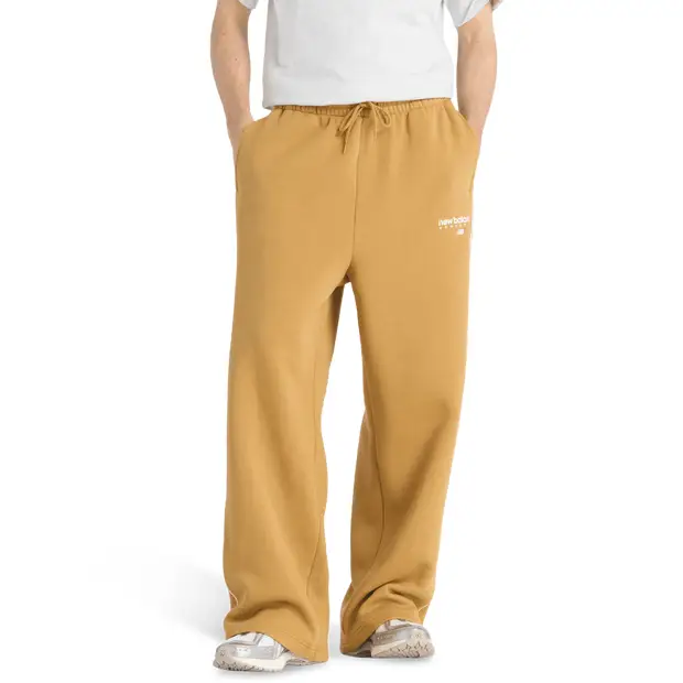 fleece Uomo - Pantaloni Beige - di cotone