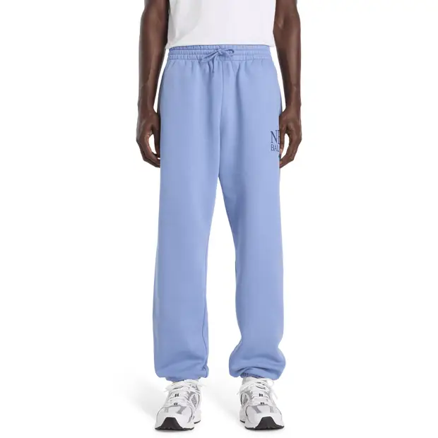 fleece Uomo - Pantaloni Blu - di cotone Blue