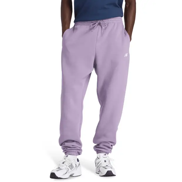 fleece Uomo - Pantaloni Viola - di cotone Purple