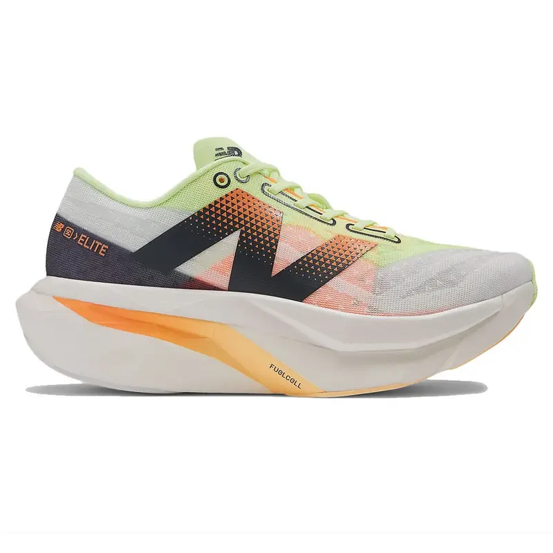 Fuelcell Elite V4 Bianco Arancio Verde - Scarpe Running Donna EUR 41 / US 9 5