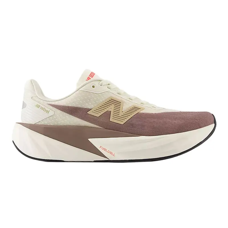 Fuelcell Rebel V5 Bianco Marrone - Scarpe Running Donna EUR 41 5 / US 10