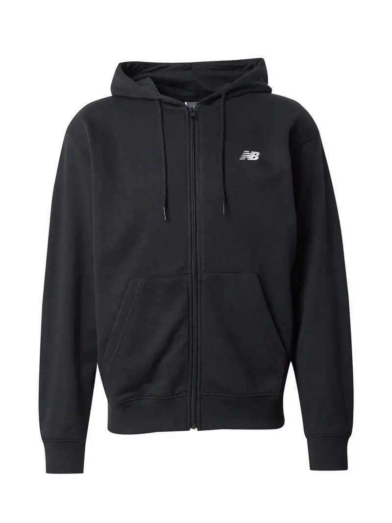 Giacca di felpa Essentials nero / bianco