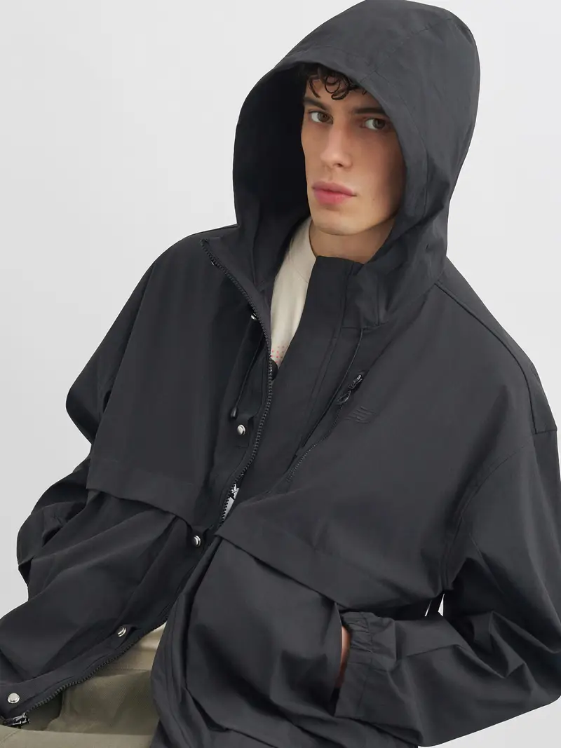 Giacca di mezza stagione nero miniatura 2