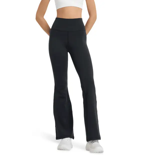 Harmony Flare Pant Donna - Pantaloni Nero - Jersey Black