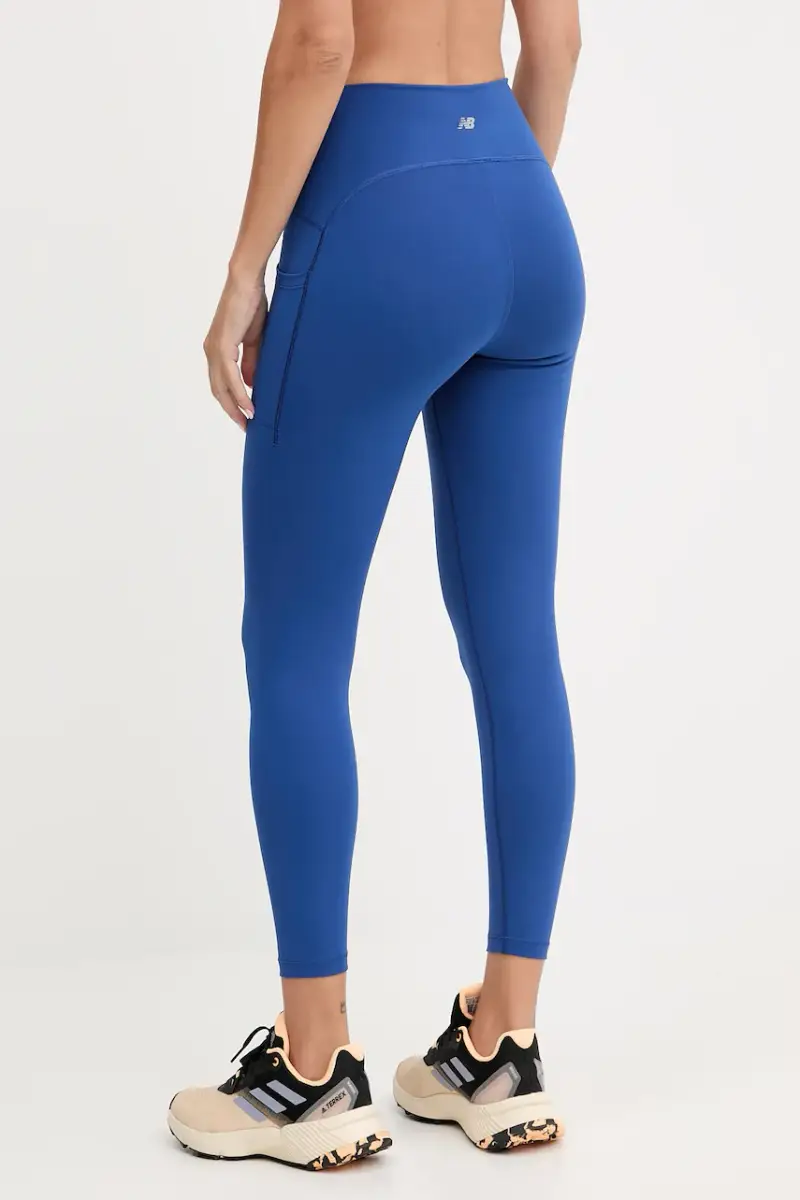 New Balance Leggings Donna Blu 3581065 miniatura 3