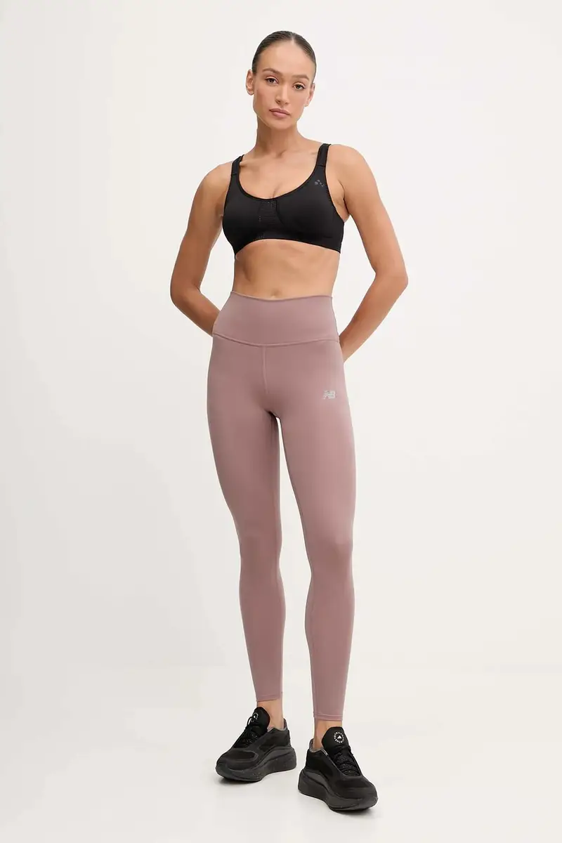 New Balance Leggings Donna Marrone 3619969 miniatura 2