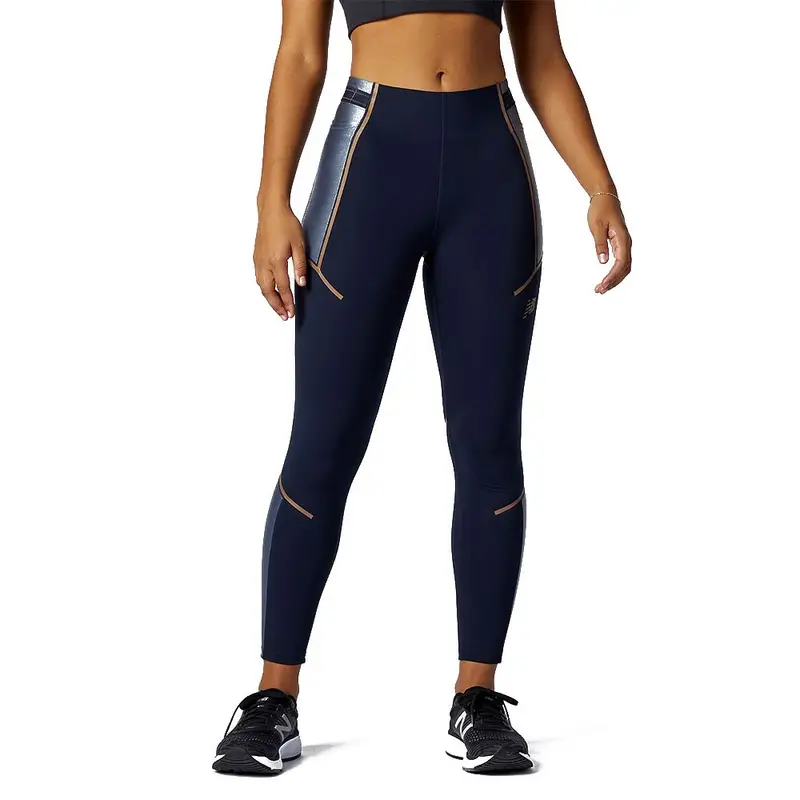 Leggings Running 7/8 Pmv Portable Blu Donna XS