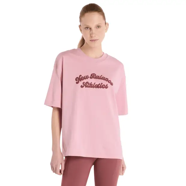 New Balance T-shirt Rosa 3192340