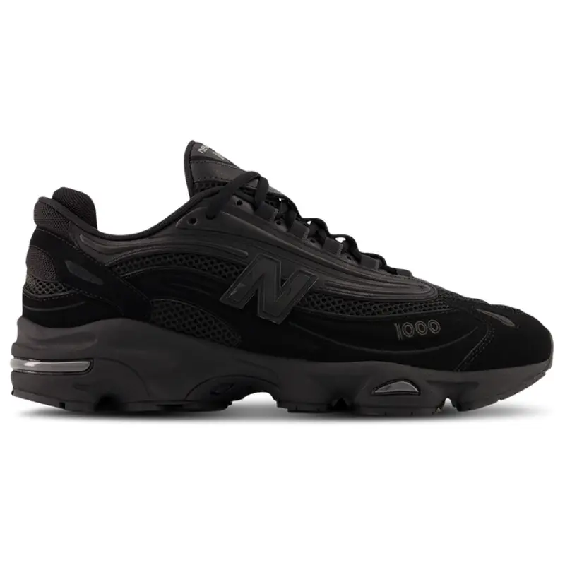 M1000 male Scarpe - Nero - Pelle - Foot Locker Black