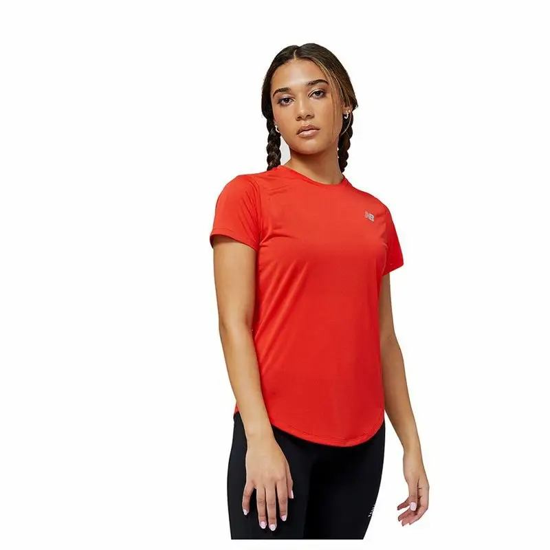 Maglia a Maniche Corte Donna New Balance Accelerate Rosso | New Balance