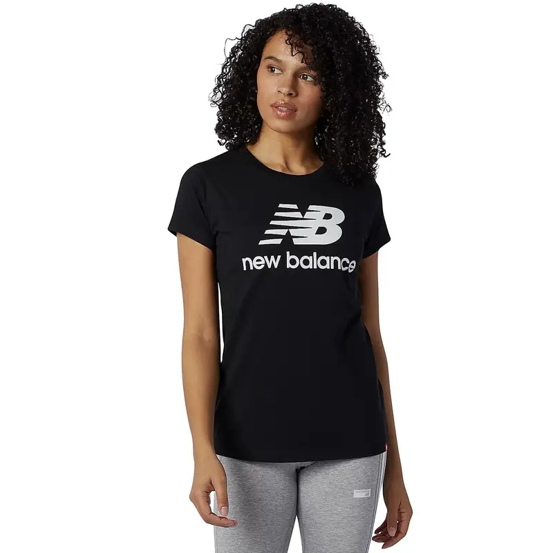 Maglia a Maniche Corte Donna New Balance Essentials Nero | New Balance