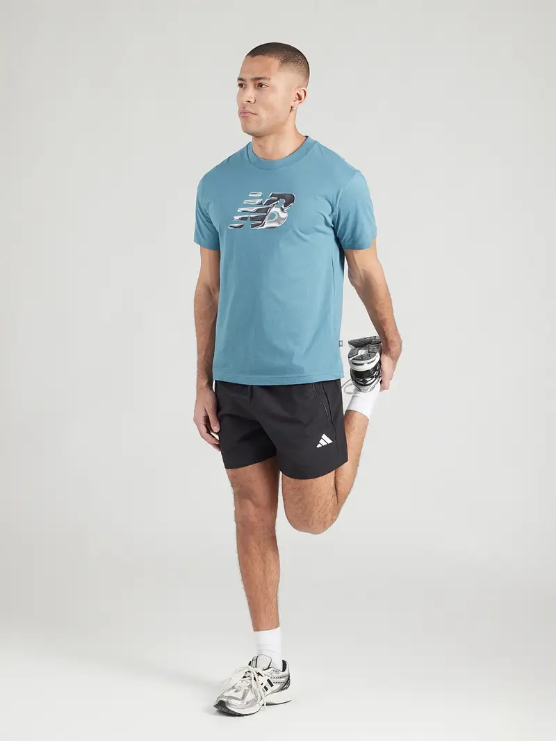 Maglia funzionale blu cielo / grigio / antracite miniatura 3