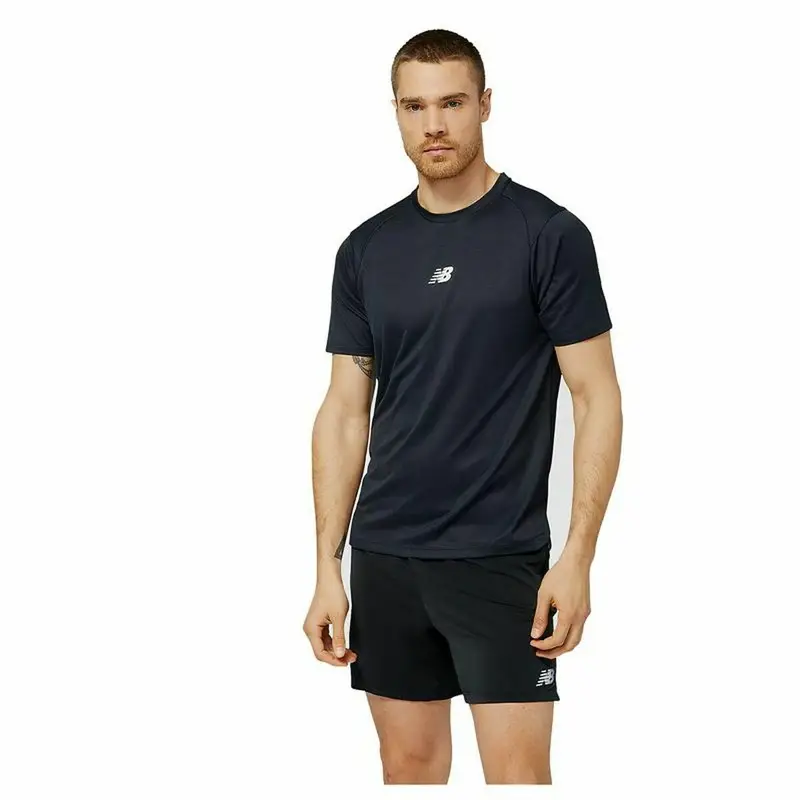 Maglia Sportiva a Maniche Corte New Balance Impact Run AT N-Vent Nero | New Balance