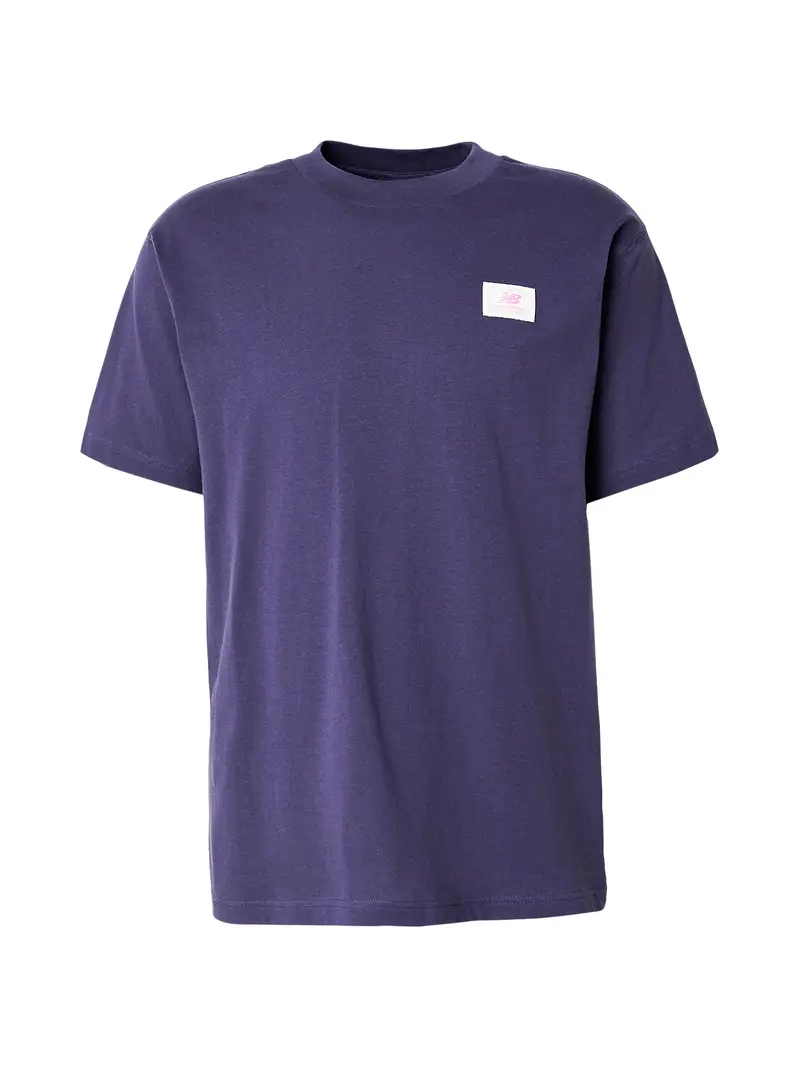 Maglietta blu violetto / orchidea / rosso / bianco