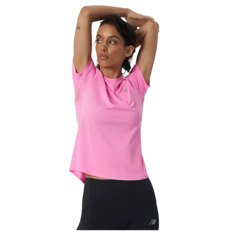 Maglietta da donna New Balance Impact Run | New Balance Rosa