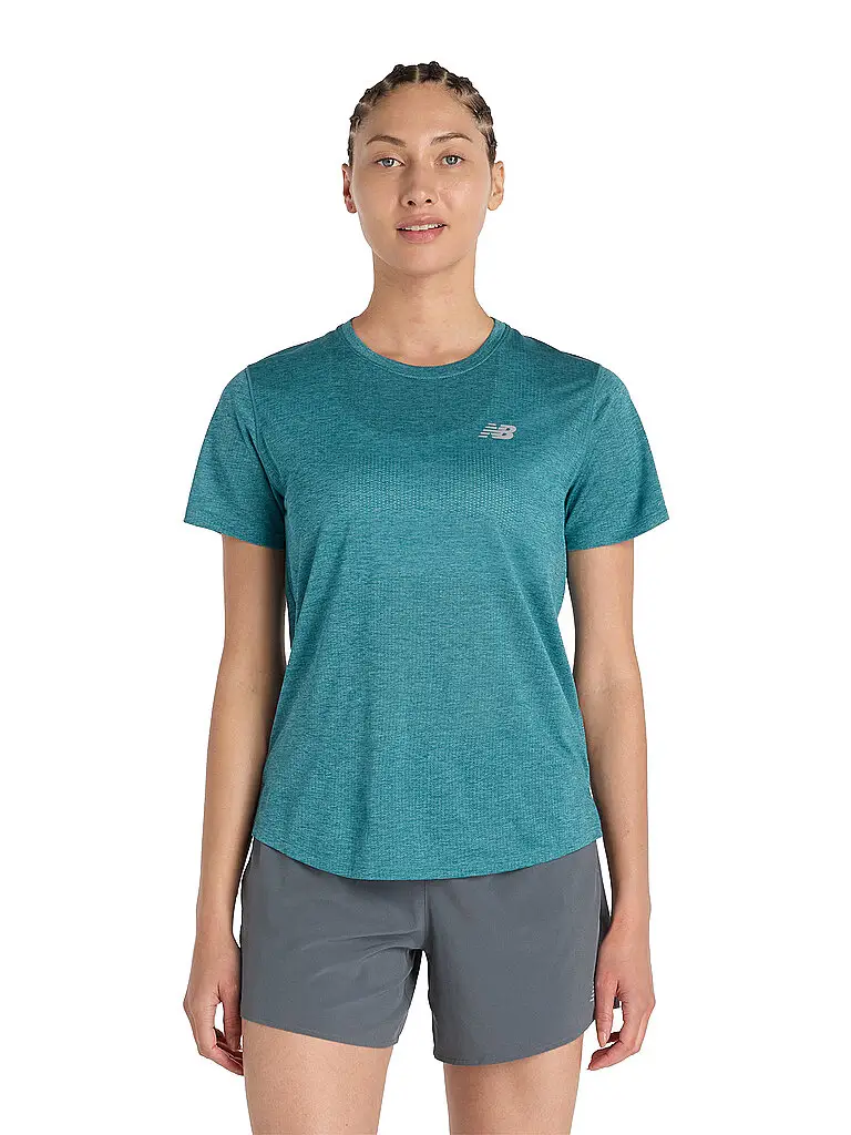 Maglietta da running da donna Essential verde scuro | XS