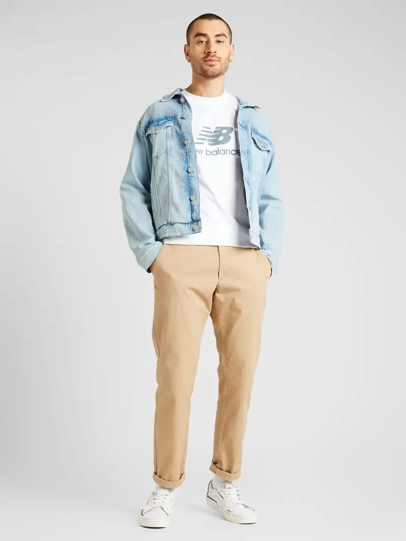 new balance Maglietta grigio / bianco miniatura 3