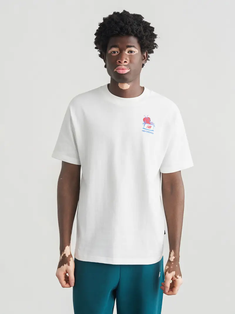 Maglietta navy / blu reale / rosso chiaro / bianco miniatura 2