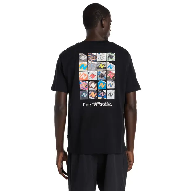 N Collage Tee Uomo - Magliette Nero - di cotone Black