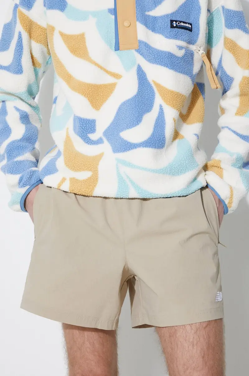 pantaloncini da allenamento Athletics Stretch colore beige MS41517SOT