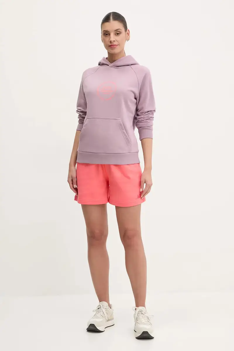 pantaloncini in cotone donna colore arancione WS41508DTR miniatura 2