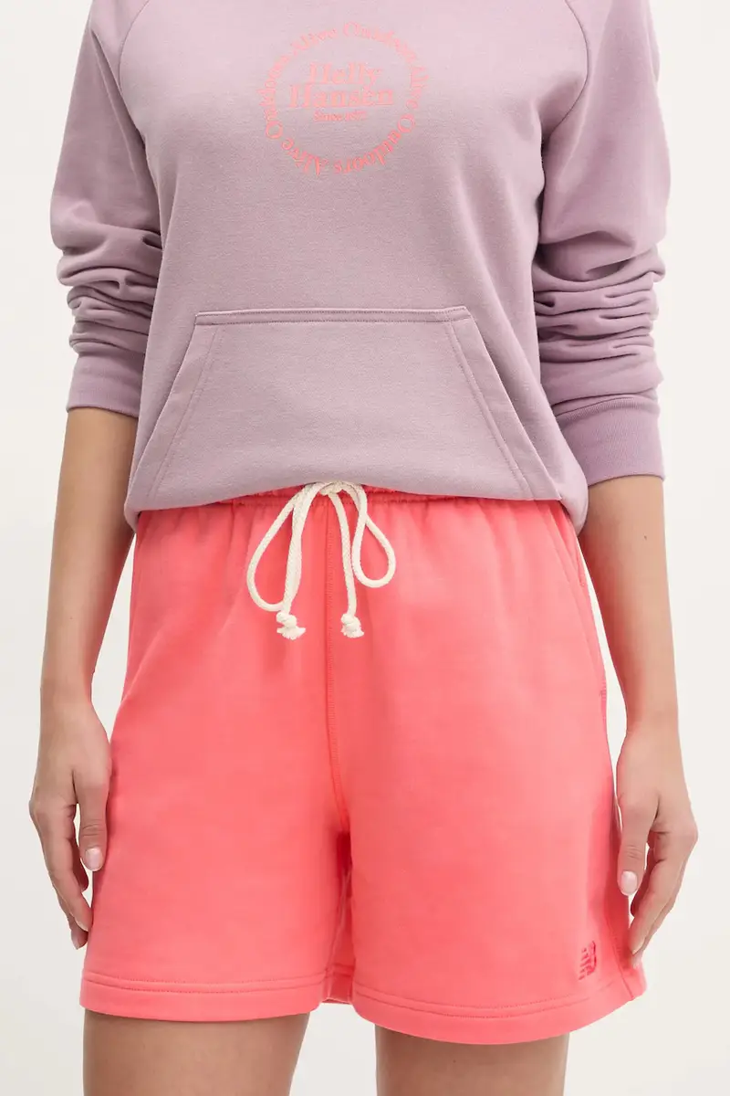 pantaloncini in cotone donna colore arancione WS41508DTR