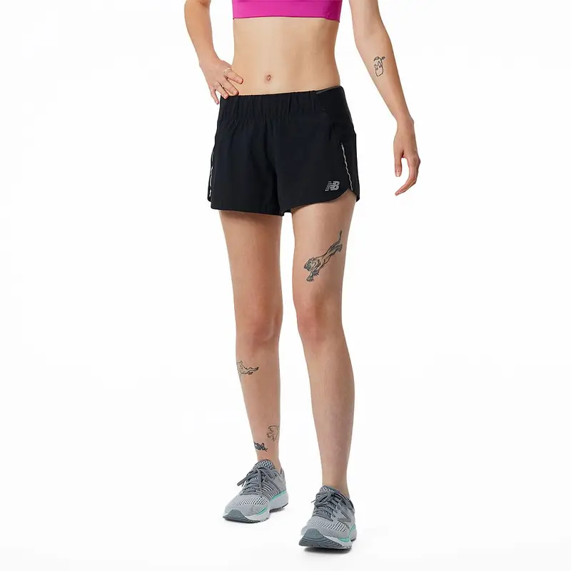 Pantaloncini Running Impact Run 3 Inch Nero Donna M