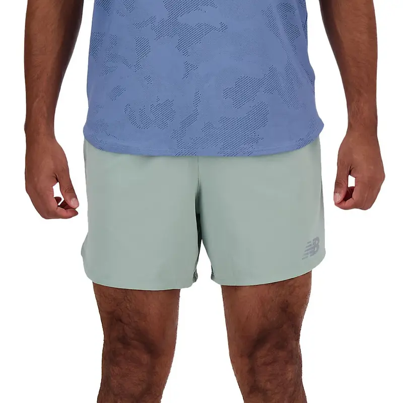 Pantaloncini Running Impact Run 5" Azzurro Uomo L