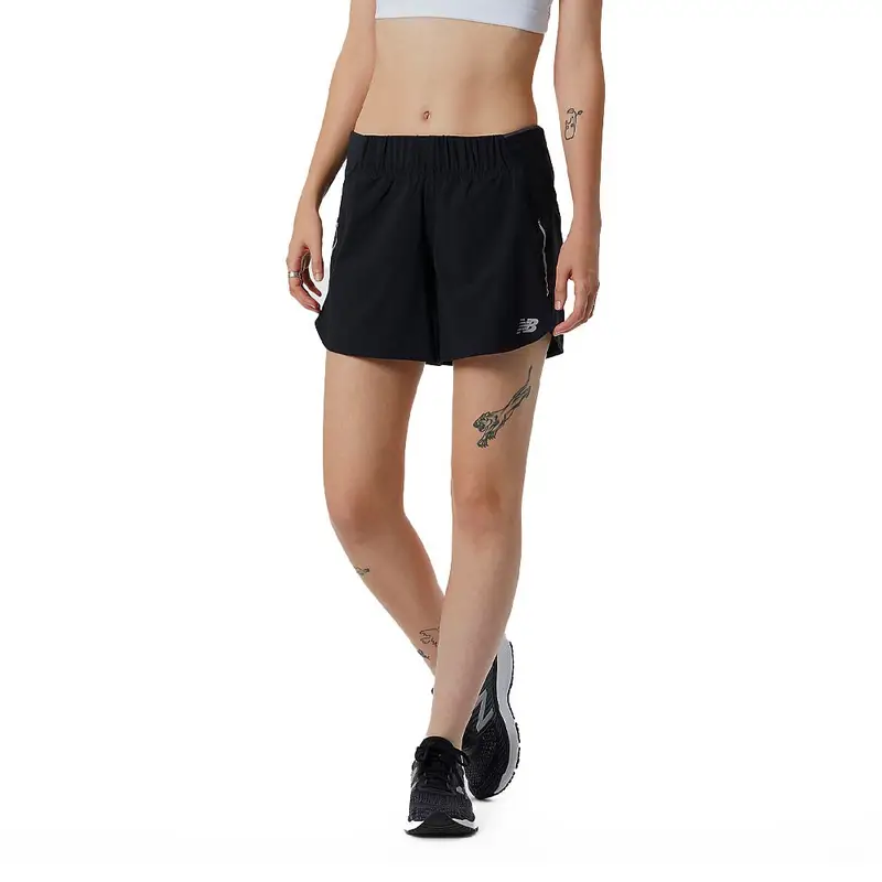 Pantaloncini Running Impact Run 5 Inch Nero Donna L