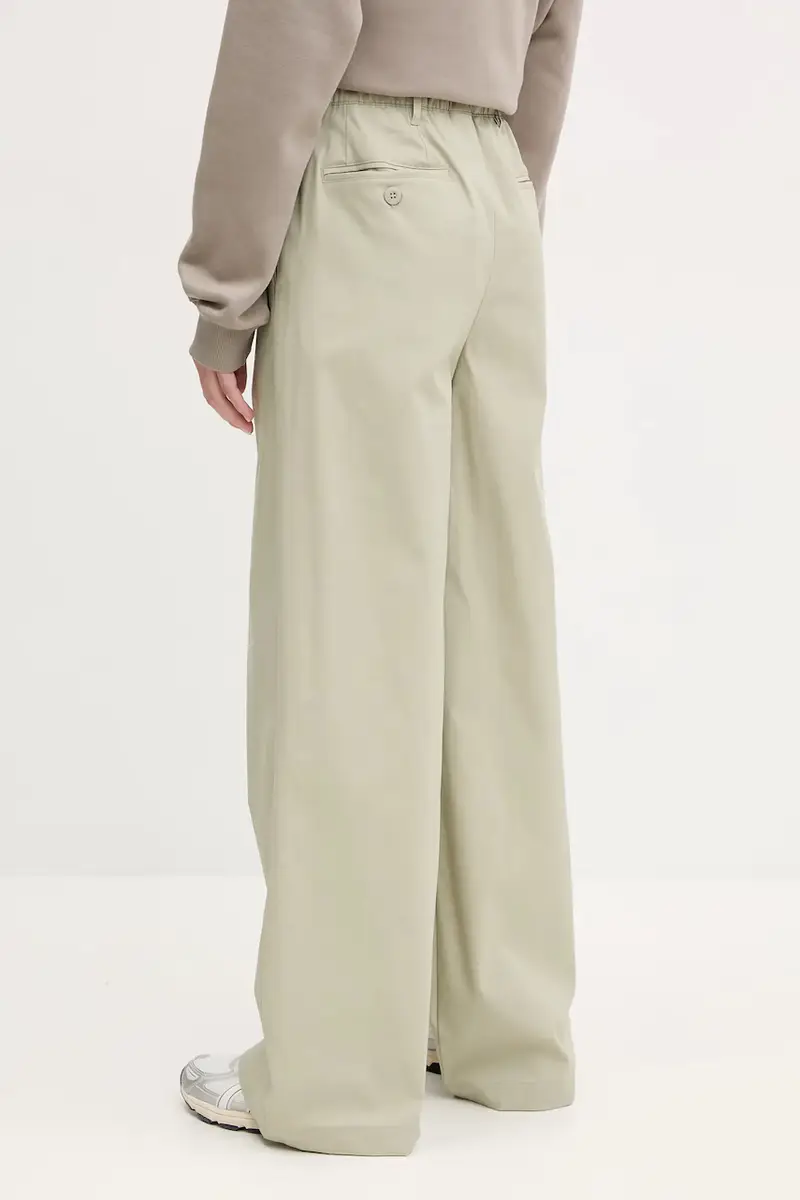 pantaloni donna colore beige WP51538OVN miniatura 3