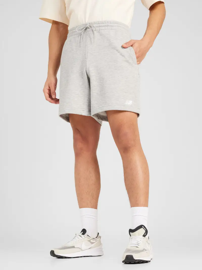 Pantaloni 'Essentials' grigio sfumato / bianco miniatura 2