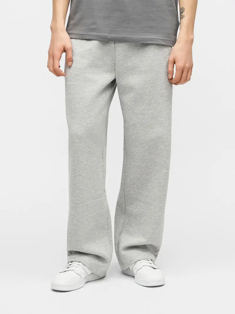 Pantaloni grigio chiaro / bianco miniatura 2