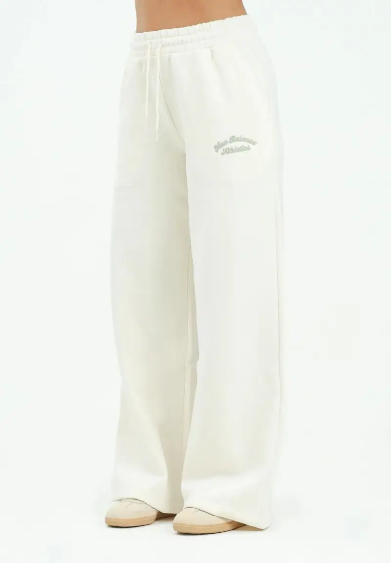 pantaloni new balance BIANCO miniatura 2