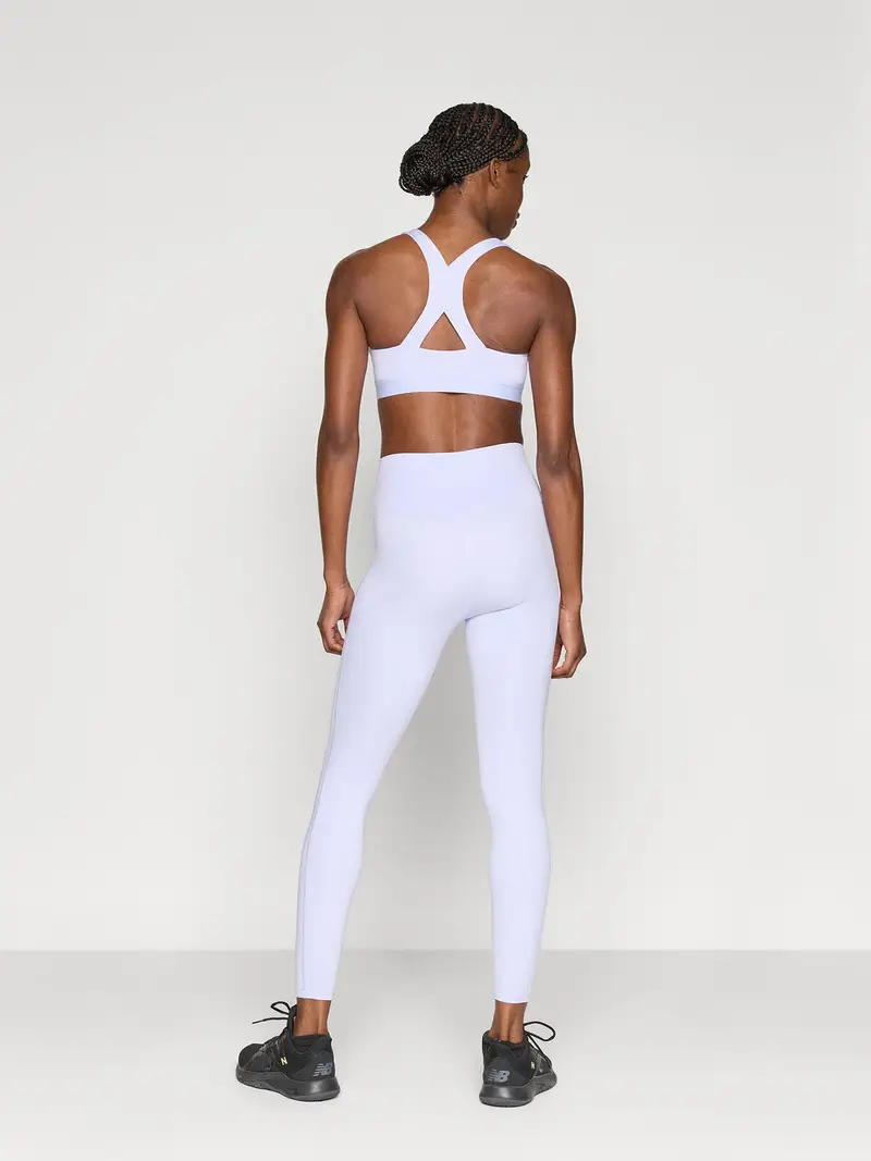 Pantaloni sportivi blu pastello / grigio chiaro miniatura 3