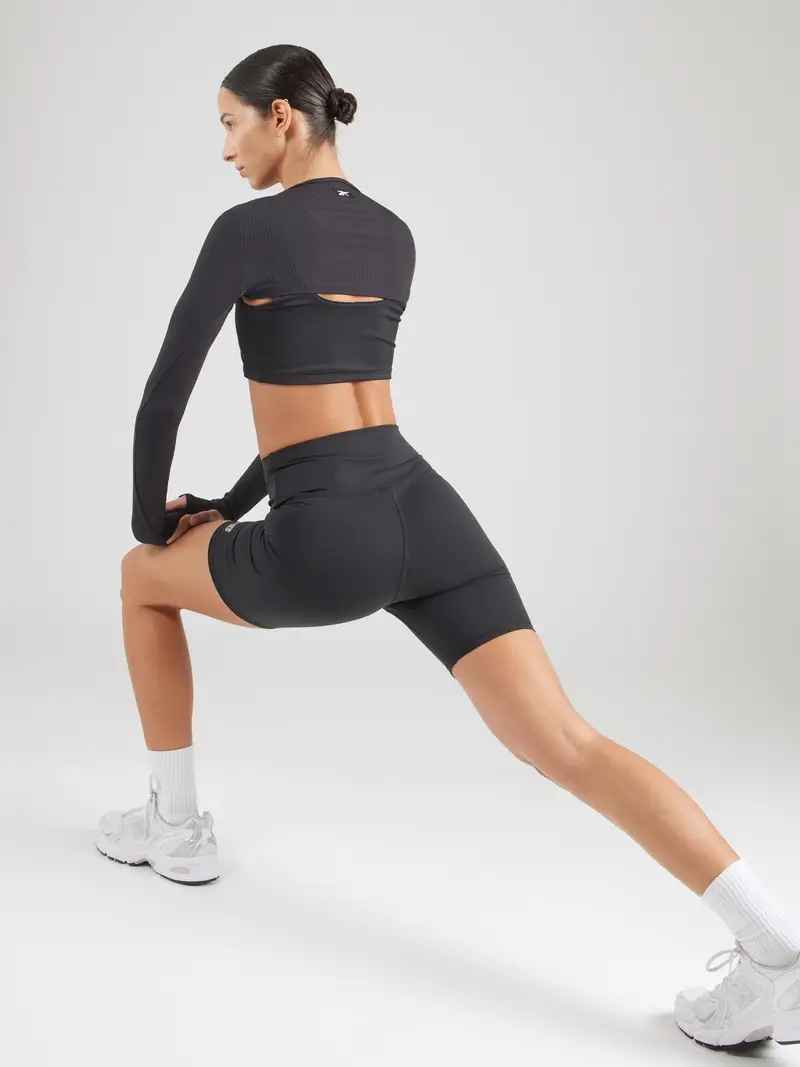 new balance Pantaloni sportivi nero / bianco miniatura 2