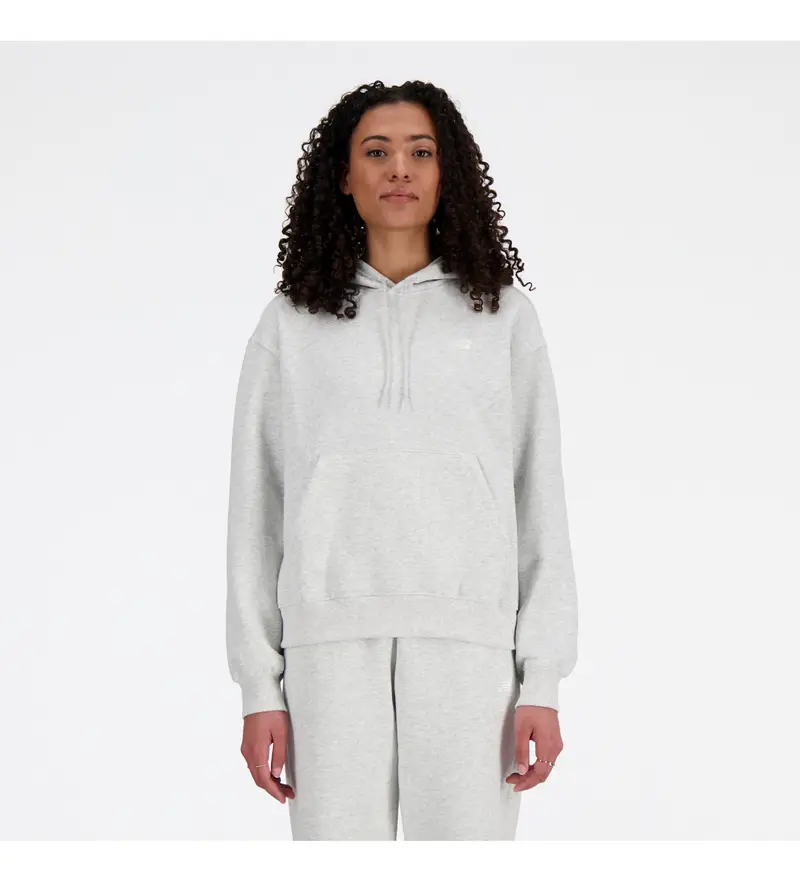 per donna WT41510 Felpa in pile Sport Essentials Grigia (XS), Casual, Sportivo, Grigio, Cotone, Multisport, Sostenibile