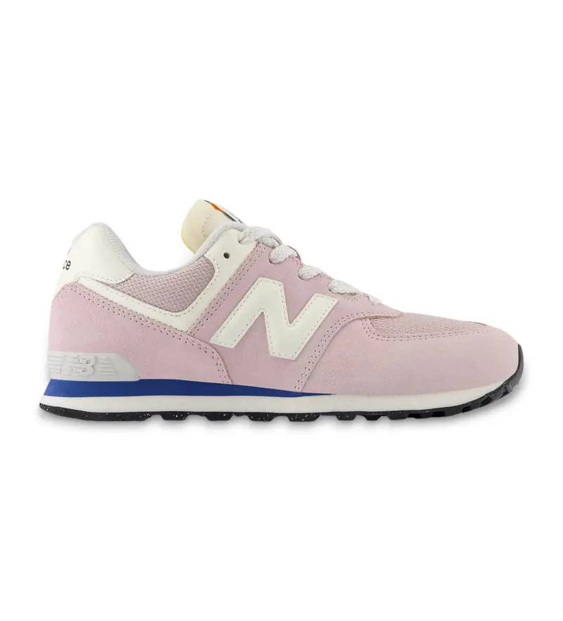 per ragazza GC574V1 Sneakers in pelle rosa 574 (36), Basso, Stringhe, Casual, moda per bambini