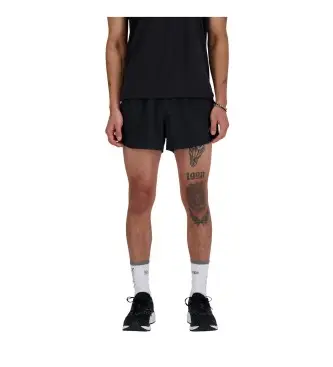 per uomo MS41280 RC corto Split 3 nero (XS), Sportivo, Running, Multisport, Polister riciclato, Sostenibile