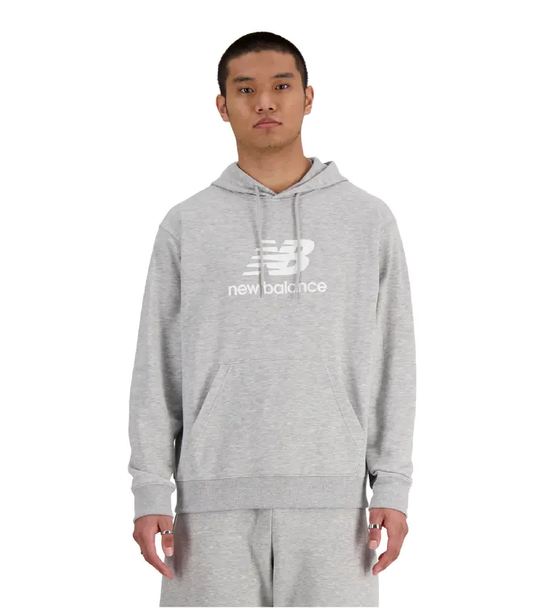 per uomo MT41501 Felpa grigia Sport Essentials (S), Casual, Grigio, Cotone, Manica lunga