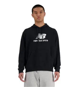 per uomo MT41501 Felpa Sport Essentials nera (M), Nero, Casual, Cotone, Manica lunga